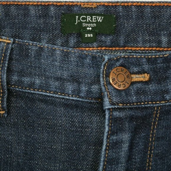 J.Crew Matchstick Skinny Slim Jeans Stretch Dark 29‎ Short 29S - Picture 4 of 12